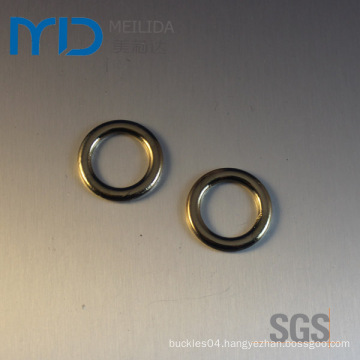 Metal Round Rings and Loops for Shoes Garments and Bags